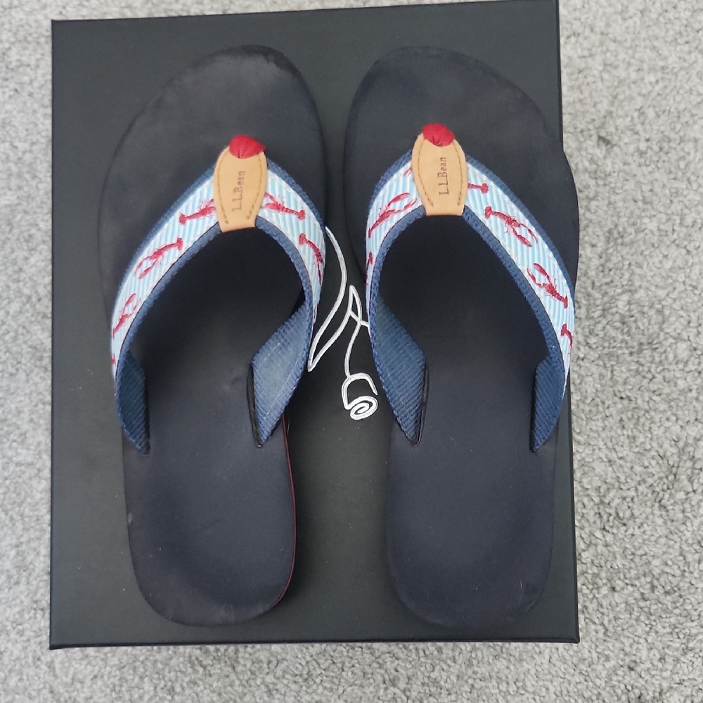 L.L. Bean Lobster Flip Flops